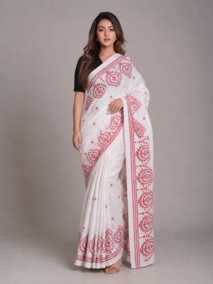 White & Red Thread